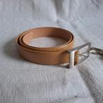 @ oude nooit gebruikte Riem echt leer zandkleur@, Minder dan 3 cm, Tailleriem, Ophalen of Verzenden, Zo goed als nieuw