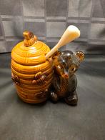 Vintage honingpot met beer, Ophalen of Verzenden