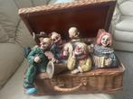 Rieten kistje met clowns, Verzamelen, Ophalen of Verzenden, Zo goed als nieuw
