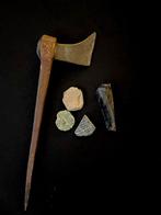 Bodemvondst- Koper Bijl-26x50 cm-Jaartal onbekend, Ophalen of Verzenden