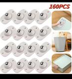 Kleine plak zwenkwieltjes meubelwiel wit (20 stuks), Doe-het-zelf en Verbouw, Zwenkwielen, Ophalen of Verzenden, Nieuw