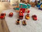Brandweerman Sam kazerne, boot en wagens, Ophalen of Verzenden, Gebruikt, Jongen of Meisje