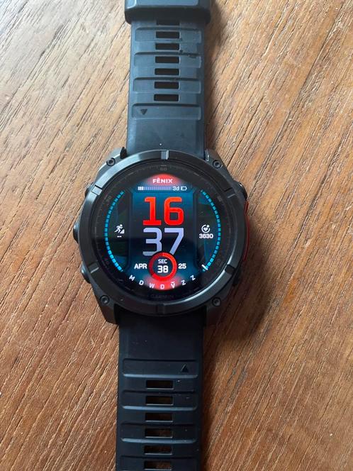 Garmin Fenix 8 Amoled 51mm zgan, Sieraden, Tassen en Uiterlijk, Sporthorloges, Zo goed als nieuw, Android, Zwart, Ophalen of Verzenden