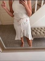 Isla Ibiza witte skirt / rokje volants boho stijl  - M, Maat 38/40 (M), Wit, Ophalen of Verzenden, Zo goed als nieuw