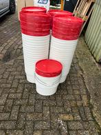 Emmer met deksel, Huis en Inrichting, Emmers, Ophalen, Zo goed als nieuw, Kunststof, Met deksel