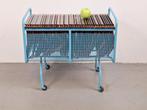 Vintage trolley administratie map lectuurrek mategote ‘70, Huis en Inrichting, Gebruikt, Vintage, Minder dan 100 cm, Metaal