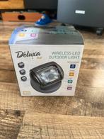Deluxa LED Buitenlamp met Bewegingssensor, Tuin en Terras, Buitenverlichting, Minder dan 50 watt, Batterij, Ophalen of Verzenden