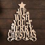 snijmal Kerstboom We Wish You a Merry Christmas NIEUW, Ophalen of Verzenden, Nieuw, Kerst, Pons of Mal