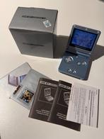 Gameboy Advance SP Artic Blue Boxed, Ophalen of Verzenden, Gebruikt, Game Boy Advance SP