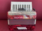 Z.g.a.n. kleine duitse Bayerland accordeon . 48 bas ., 48-bas, Zo goed als nieuw, Hohner, Met riemen