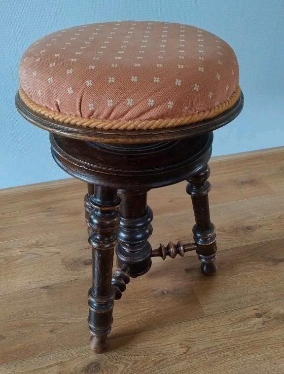 Mooie antieke eikenhouten pianokruk bobbin stijl, Antiek en Kunst, Antiek | Meubels | Stoelen en Banken, Ophalen