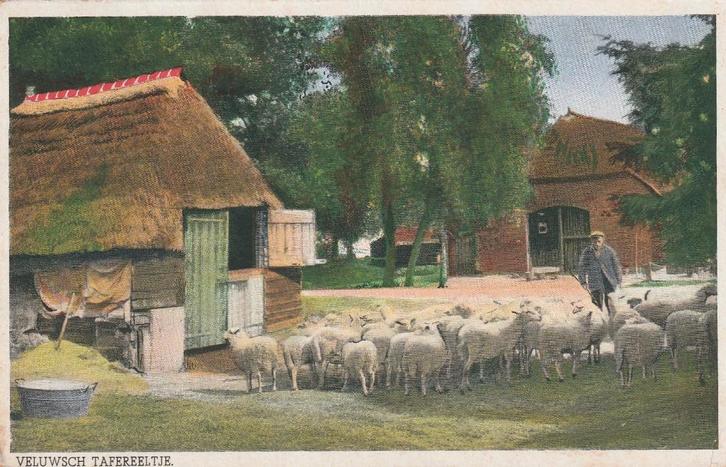 VELUWE Schaapskooi 1942, Verzamelen, Ansichtkaarten | Nederland, Gelopen, Gelderland, 1940 tot 1960, Verzenden