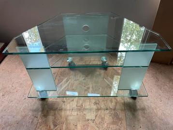 Glazen tv meubel beschikbaar voor biedingen