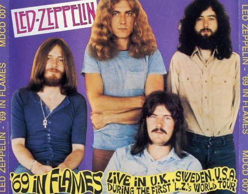 3CD: Led Zeppelin – '69 In Flames (Live in U.K., U.S. Sweden, Cd's en Dvd's, Cd's | Rock, Zo goed als nieuw, Poprock, Verzenden