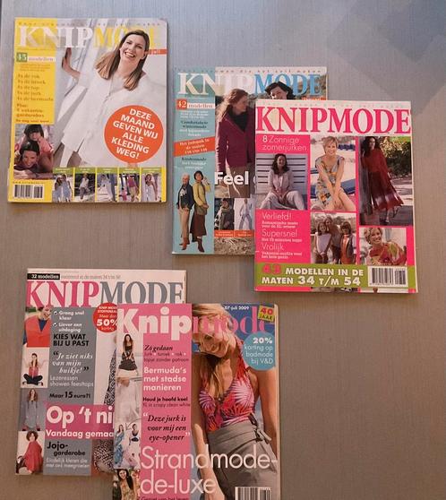 Knipmode Juli 2003; Januari & Juli 2005; Januari & Juli 2009, Hobby en Vrije tijd, Kledingpatronen, Gebruikt, Vrouw, Knipmode