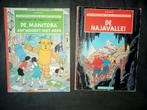 2x Jo Suus en Jokko Herge Manitoba + de Najavallei, Boeken, Stripboeken, Gelezen, Ophalen of Verzenden