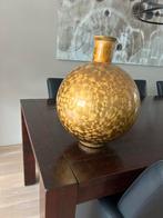 Vaas goud, Huis en Inrichting, Woonaccessoires | Vazen, Overige kleuren, Ophalen of Verzenden, Minder dan 50 cm, Glas