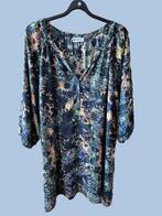 Blouse tuniek van Ulla Popken met ophaalmouwen- Mt 54/56, Blauw, Blouse of Tuniek, Ulla Popken, Ophalen of Verzenden
