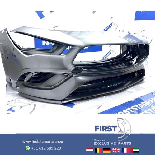W118 BUMPER CLA AMG PAKKET VOORBUMPER C118 ZWART WIT GRIJS B, Auto-onderdelen, Carrosserie en Plaatwerk, Bumper, Mercedes-Benz