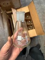 26x Erlenmeyer 200ml met slijpstuk Rasotherm, Ophalen, Zo goed als nieuw