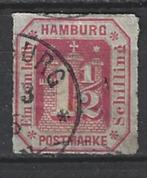 Duitsland Hamburg 21 geb 1866 ; Oud Duitsland p/stuk 15% CW, Ophalen of Verzenden, Duitse Keizerrijk, Gestempeld