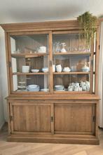 Vitrine buffetkast hout, Ophalen, Met plank(en), 200 cm of meer, Klassiek