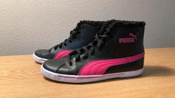 Puma sneakers met warme teddy voering, roze zwart, maat 37 beschikbaar voor biedingen