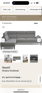 ZGAN Montel Modena Hoekbank - Grijs - 267 x 215, Ophalen, 250 tot 300 cm, -, -