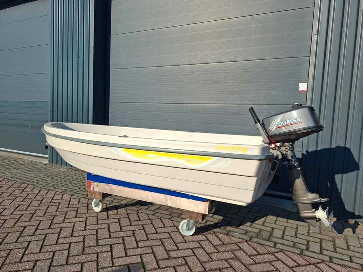 Nette Theri Sunny + Tohatsu 4PK *Onzinkbaar*, Watersport en Boten, Vis- en Consoleboten, Gebruikt, Tot 10 pk, 3 tot 6 meter, Benzine