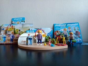 Twee setjes Playmobil City Life peutergroep en tweeling. beschikbaar voor biedingen