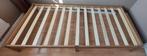 Bedframe met lades 90x200, Ophalen, 90 cm, Eenpersoons, Bruin