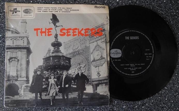 Seekers - don't think twice it's all right (EP)(vanaf € 2,00, Cd's en Dvd's, Vinyl Singles, Zo goed als nieuw, EP, Pop, 7 inch