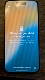iPhone 15 pro icloud lock en barst in achterkant, Ophalen, Gebruikt, Zwart, 128 GB