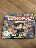 Monopoly Turbo Bordspel, Drie of vier spelers, Ophalen of Verzenden, Zo goed als nieuw