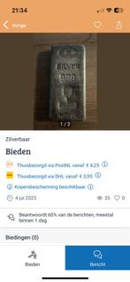 Kelly dijkstra oplichter, Ophalen of Verzenden, Zilver