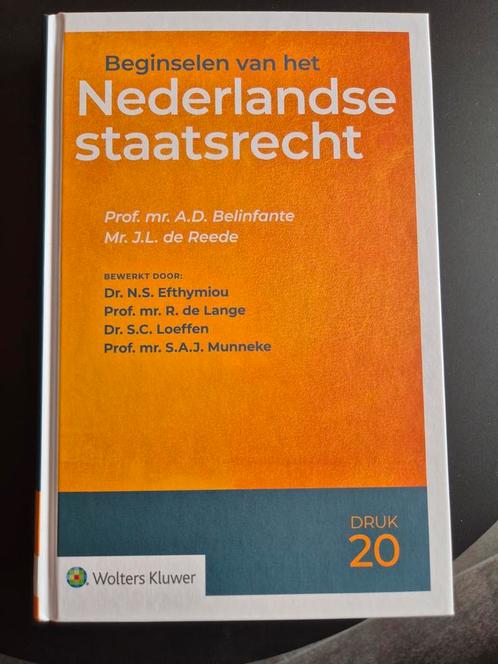 A.D. Belinfante - Beginselen van het Nederlandse staatsrecht, Boeken, Studieboeken en Cursussen, Nieuw, Ophalen of Verzenden