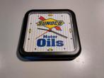 SUNOCO Motor Oils clock, Verzenden, Zo goed als nieuw, Gebruiksvoorwerp