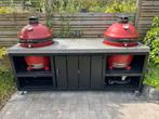 Buitenkeuken Kamado Joe, Tuin en Terras, Buitenkeukens, Ophalen, Zo goed als nieuw, Houtskool
