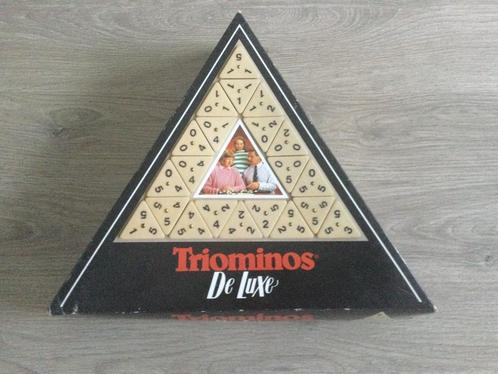 Triominos de luxe spel, Hobby en Vrije tijd, Gezelschapsspellen | Overige, Gebruikt, Een of twee spelers, Drie of vier spelers