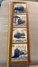 Delftsblauwe tegels Blauwe Tram NZH Noord- en Zuid-Holland, Ophalen, Zo goed als nieuw, Tram, Overige typen