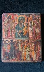 Op hout geschilderd Roemeens ikoon (1)..., Ophalen of Verzenden