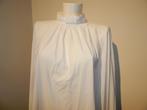 Studio Anneloes witte travel stof blouse opstaand kraagje L, Studio Anneloes, Verzenden, Wit, Maat 42/44 (L)