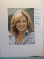 LORETTA SCHRIJVER NIEUWLEZER PRESENTATRICE, Verzenden, Zo goed als nieuw, Foto of Kaart, Gesigneerd