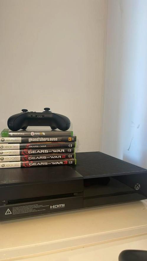 XBOX One 500GB, Spelcomputers en Games, Spelcomputers | Xbox One, Zo goed als nieuw, Xbox One, 500 GB, Met 1 controller, Ophalen