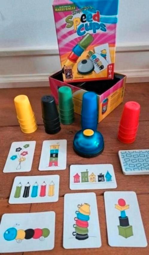 Speed Cups - 999games- Compleet/netjes- VERZENDEN MOGELIJK, Hobby en Vrije tijd, Gezelschapsspellen | Overige, Zo goed als nieuw