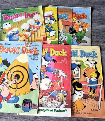 Donald Duck 1986 ( 7 stuks) beschikbaar voor biedingen