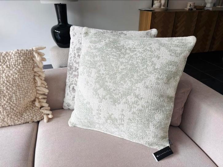 Eichholtz serene pillow 60x60, Huis en Inrichting, Woonaccessoires | Kussens, Nieuw, Groen, Vierkant, Ophalen of Verzenden