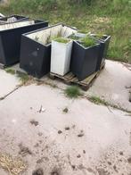 Tekoop grote bloembakken, Ophalen, Minder dan 60 cm, Rond, Zo goed als nieuw