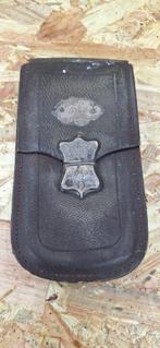 19e Eeuws Hollands leren beursje of sigarenhouder, Antiek en Kunst, Ophalen of Verzenden