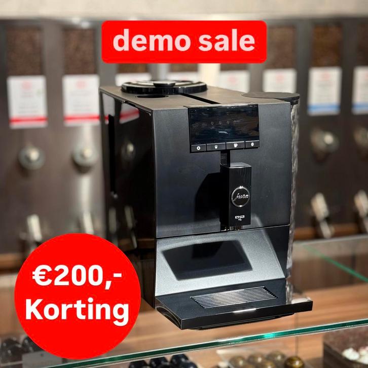 Jura ENA 4 Black (EB) DEMO KORTING, 12 maanden garantie, Witgoed en Apparatuur, Koffiezetapparaten, Zo goed als nieuw, Koffiebonen